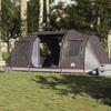 Cort de Camping Vidaxl, 4 Persoane, Tip Tunel, Maro, Impermeabil