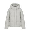 Small short cotton clothes women's fashion hooded thickened design autumn and winter candy color bread clothes jacket