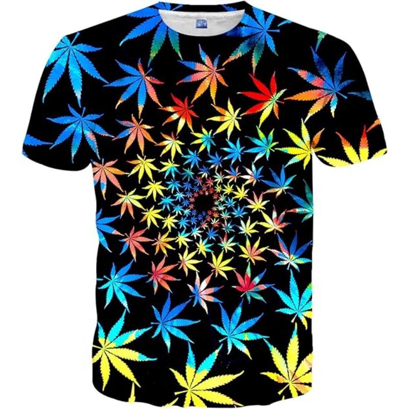 Popular Sale Stylish Outdoor Comfort Polyester Men's Short Sleeve T-Shirt with Interstellar Sci-Fi Pattern Digital Print