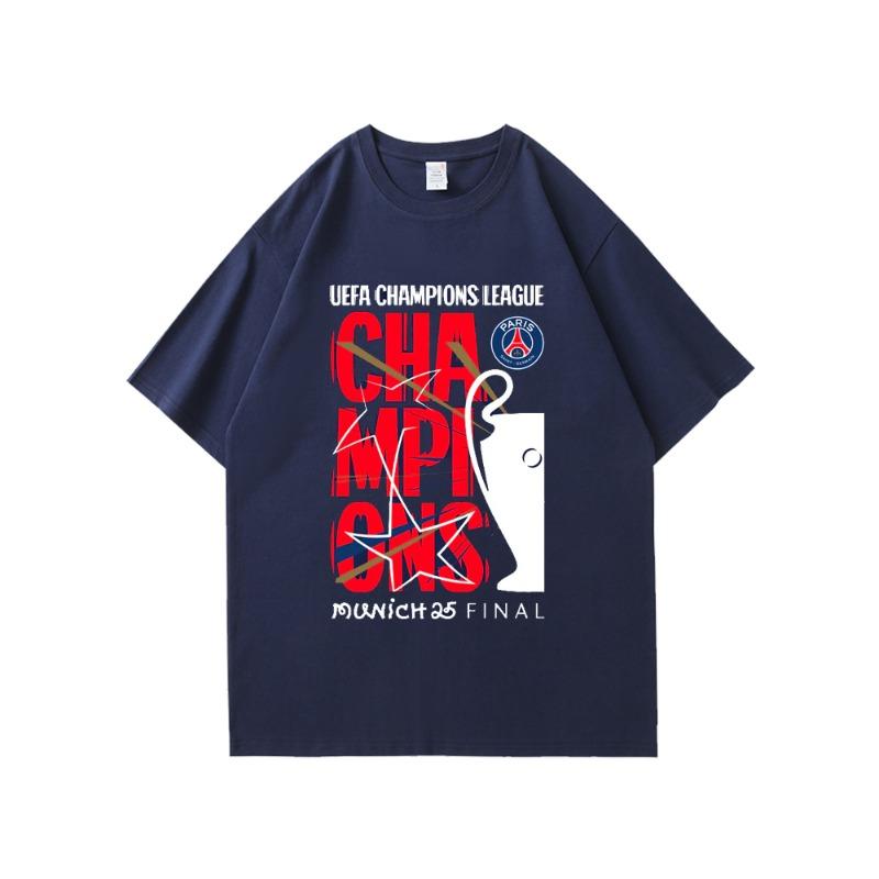 

Champions League Enrique s Same Short Sleeved T-shirt Made of Pure Cotton to Commemorate Daughter Xana s Ten-year Commitment S