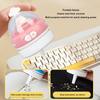 Portable Desktop Vacuum Cleaner Cordless USB Charging Handheld Dust Sweeper Efficient Night Light Table Pencil Eraser Shavings