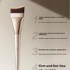 Fishtail Foundation Brush, Thin and Fine, No Powder, Flat Head, Angled Crescent Mask Brush, Foundation Liquid Makeup Brush