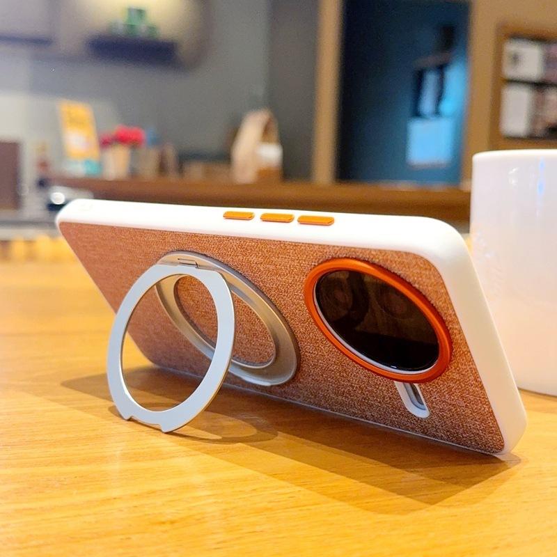 Suitable for Redmi K11 Mobile Phone Case with Bracket Rotating K11Pro Cloth Pattern Protective Case Poco F1 Pro Magnetic Case