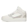 Anta Versatile Casual Wear Durable High-Top Skate Shoes Men Sneakers White Gray 912238013-3