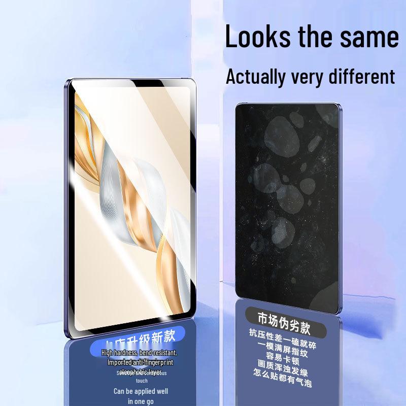 Honor Tablet 9 Tempered Glass Screen Protector - Full Coverage HD for V9/x9/x8, Gtpro, and MagicPad 2 (8 & 10-inch Tablets).