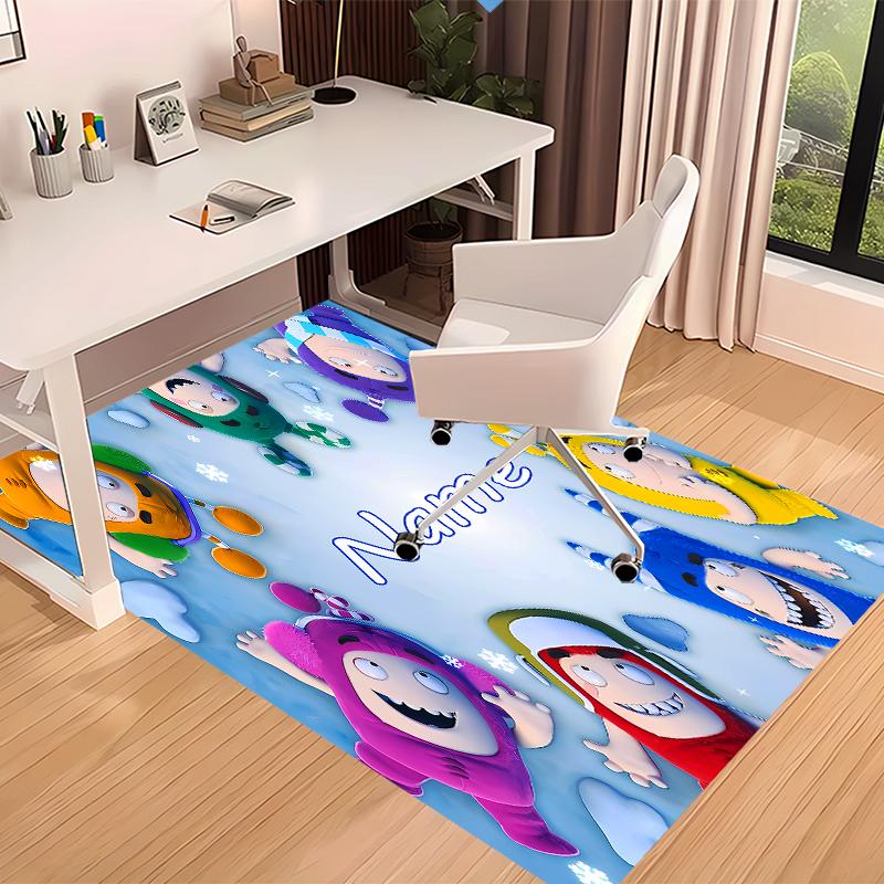 Custom personalization Oddbods Print Area Rug - Soft, Washable Non-Slip Indoor Mat,Living Room,Home&Office Decorative Rug