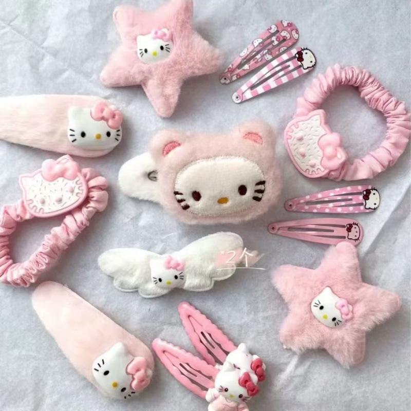 Cartoon Princess Hair Accessory Set: Cute Hair Clips for Girls