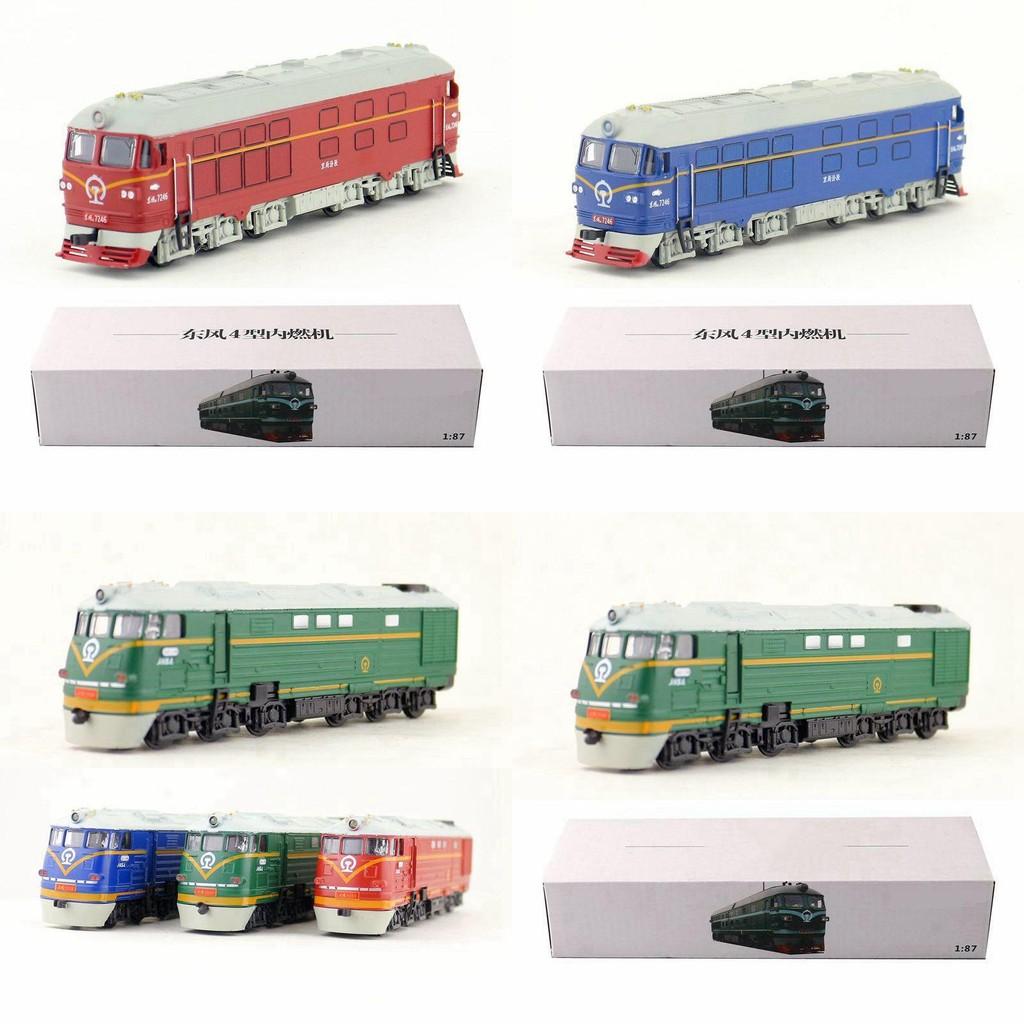 Simulation Dongfeng Alloy Train Model Toy With Sound And Light Functions