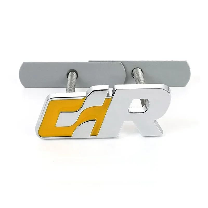 7x2.8cm Car Front Grille Emblem Rear Trunk Sticker for Volkswagen VW R SRacing Badge SR32 SR36 BORA GOLF JETTA MK4 PASSAT Polo ZK7