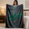 Fendt Print Flannel Blanket Cozy Lightweight Plush Throw Blanket For Bed Sofa Household Use