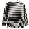 Orcival Made In France Border Pattern Long Sleeve Boat Neck Basque Shirt Women Used
