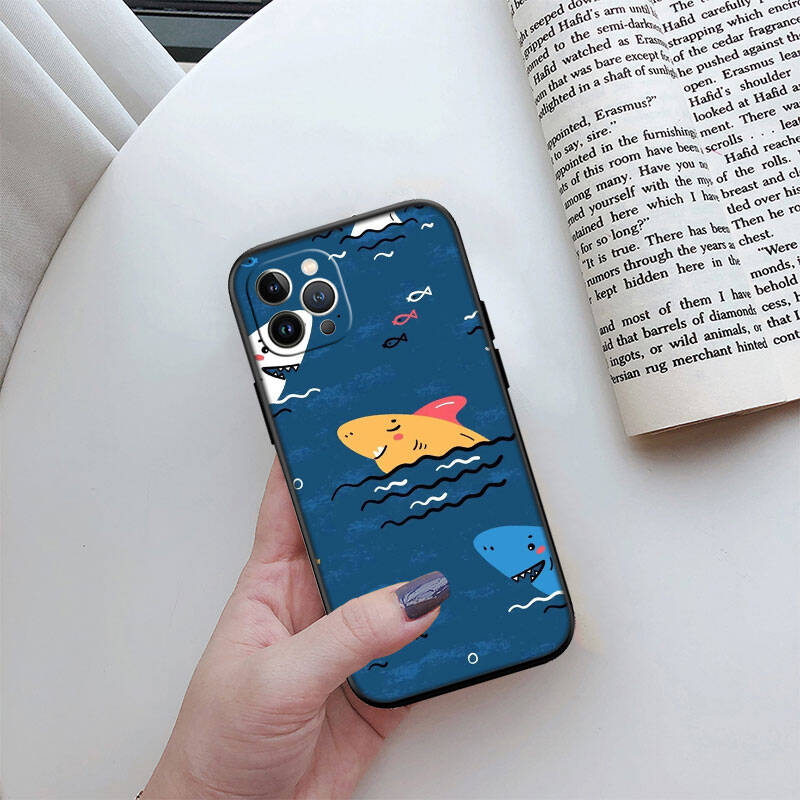 RT47 Deep Sea Shark Whale Case for Samsung Note 20 10 S25 S26 Plus Ultra Lite FE A51 A52 A53 A71 A72 A73 M20 M30 M21 M31 M51 A11 A70 A56 A26 A27