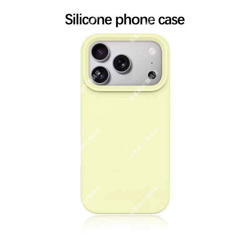 iPhone 13, 14, 15, 16, 17 Pro Max için Yüksek Değerli Sıvı Silikon Telefon Kılıfı - Kadın Sürümü