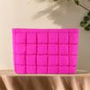 Quilted Travel Makeup Pouch Puffy Makeup Organizer Storage Bag with Zipper Cosmetic Organizer Case for Women and Girls