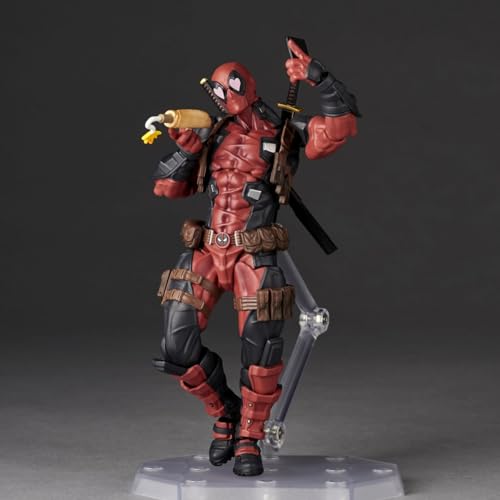 Kaiyodo Revoltech Amazing Yamaguchi Deadpool Ver. 2.5, Approximately 170mm Tall, Non-scale PVC & ABS Painted Action Figure