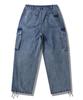JEEP Wide Cargo Denim Pants Blue (Jp5Dpu102Id)