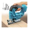 Brushless Motor Cordless Cutting Tool with LED Compatible with Makita for Home DIY Includes and Ruler High-Power Jigsaw, Light, 18V, Use, Saw,