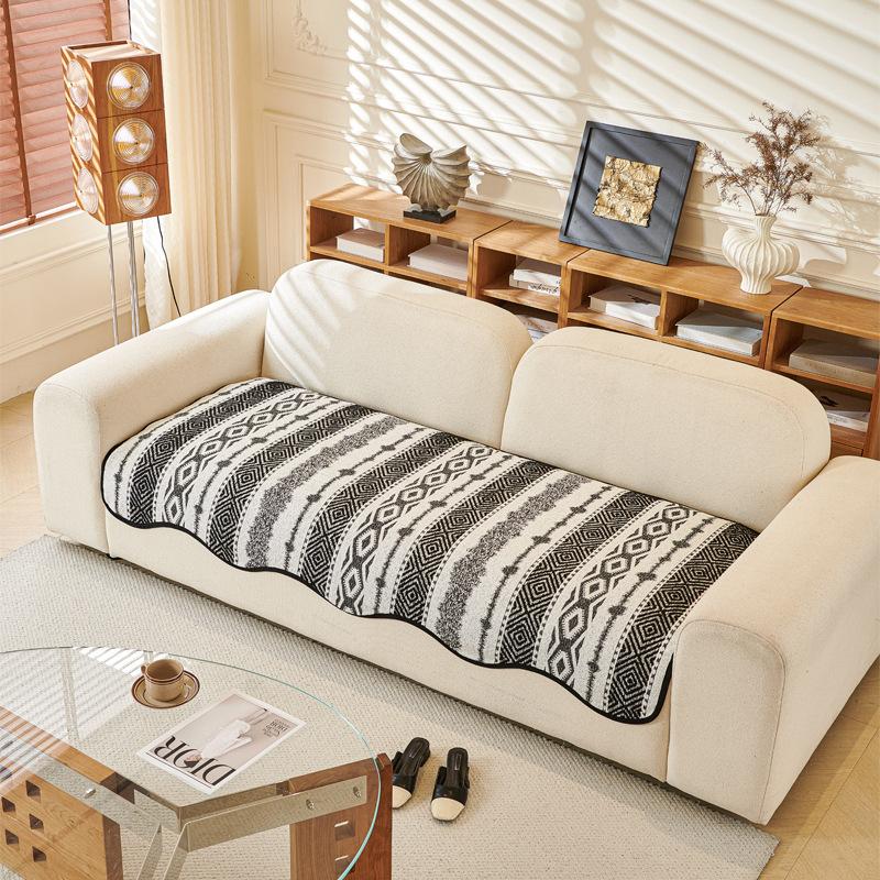 Special-Shaped Sofa Cushion, Universal In All Seasons, High-End Sofa Cover, Hemming, Non-Slip Cushion, One-Piece Sofa Seat Cushion