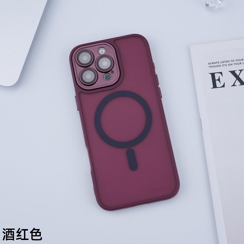 Yadun magnetic mobile phone case for Apple 16PROMAX new 15 protective cover 11 lens film 12/13/14