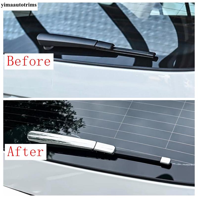 Rear Window Wiper Windscreen Windshield Sequ Cover Trim For BMW X1 iX1 U11 X2 iX2 U10  2024 2025 Carbon Fiber Accessories
