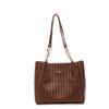 Tote bag women's 2025 new casual retro commuter bag large capacity shoulder bag woven underarm bag