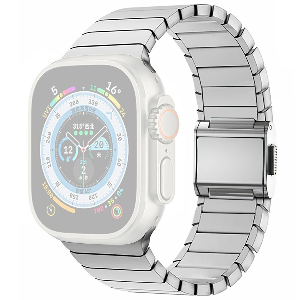 Watch Band for Apple Watch Ultra 3 2 1 49mm/Series 11 10 46mm/9 8 7 45mm/SE3 SE2 SE 6 5 4 44mm/3 2 1 42mm Replacement Titanium Strap