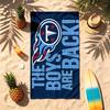 Tennessee Titans (19) Theme Beach Towel Sand Resistant Soft And Comfortable Suitable For The Pool Camping Yoga And Diving A Travel