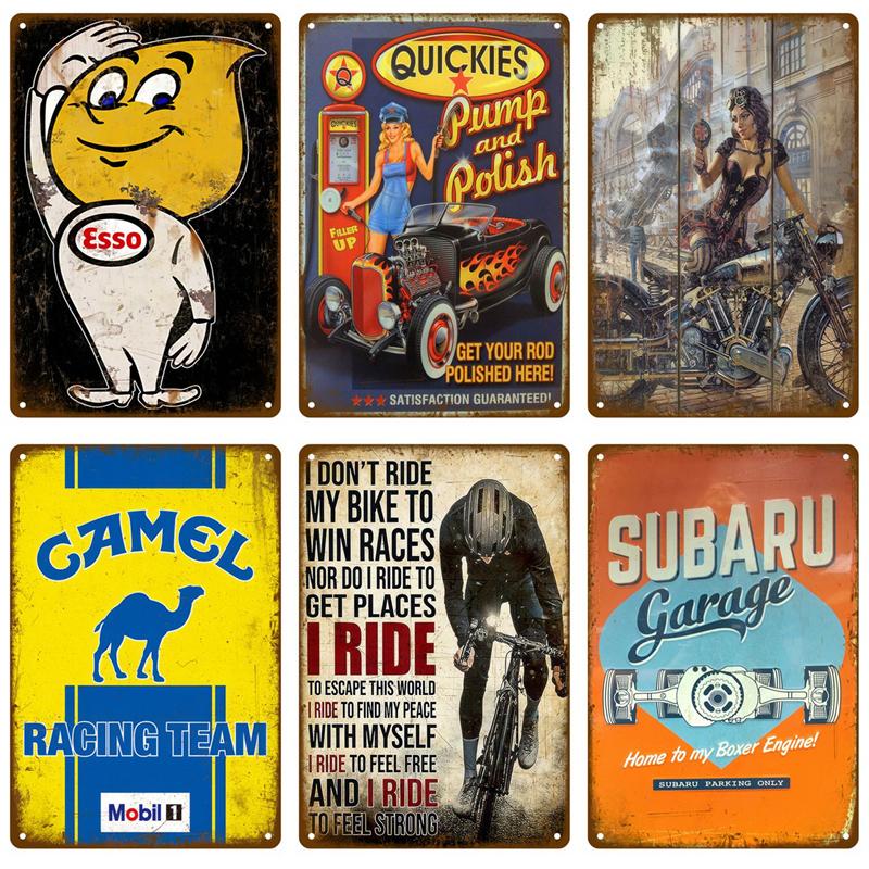 Vintage Tin Sign Metal Poster Retro Car Parts Metal Sign For Garage Workshop Auto Parts Sign Home Wall Deocr Decoration Plate