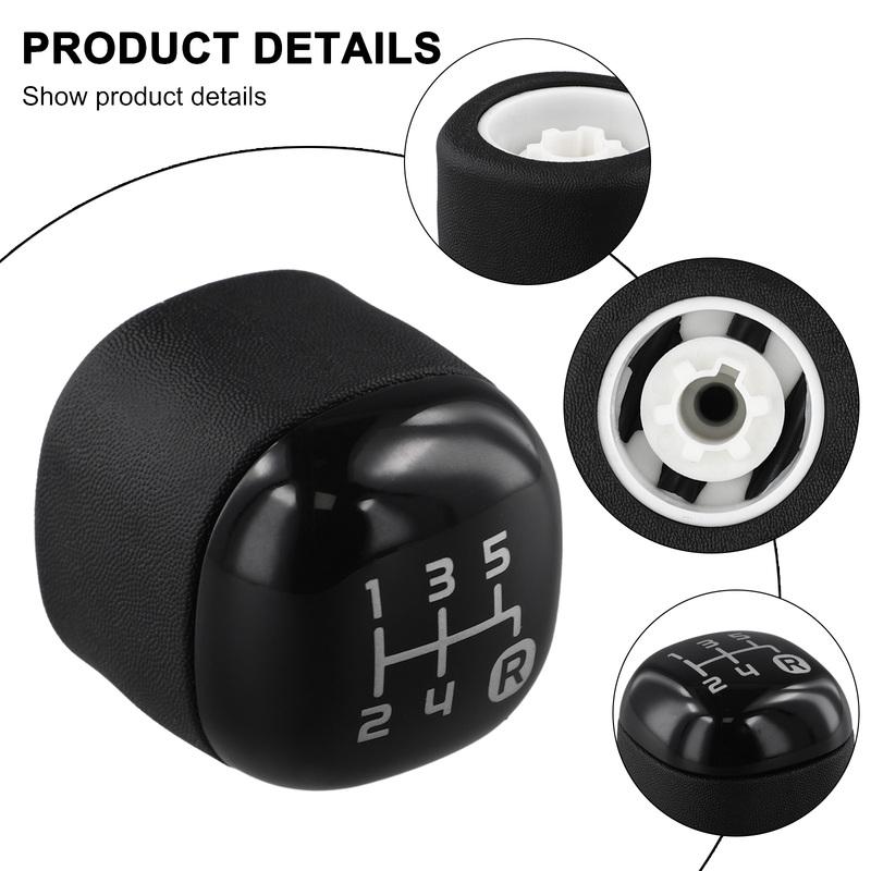 Car Gear Shift Knob for Fiat For Panda 2012 Model with 5 Speed Pattern Designed for Comfortable and Secure Gear Shifts
