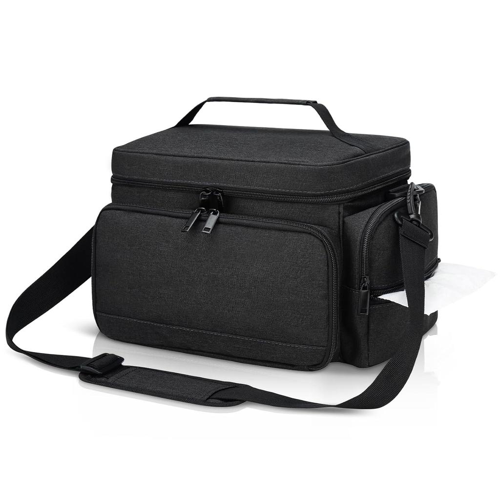 Breast Pump Bag Fit for Spectra S1 and S2, Pumping Bag with Waterproof Mat for Pump Accessories, Portable Pump Carrying Case for Work, Travel and