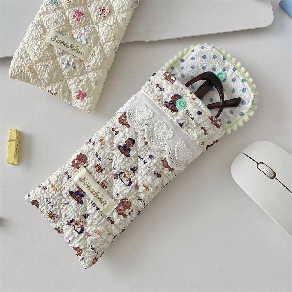 Cartoon Pattern Glasses Storage Bag Dustproof Glasses Protective Cover Sunglasses Case  Travel