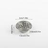 Round Mesh Hole Cover Stainless Steel Ventilation Cover For Wardrobe Cabinet Air Vent Louver Furniture Accessories Home Decor