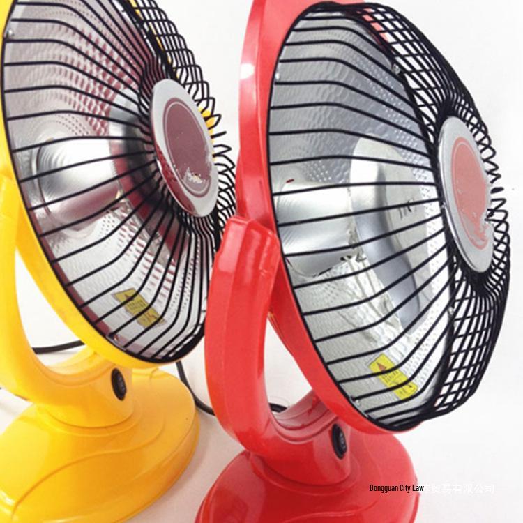 Compact Smokeless Electric Heater Fan for Desk and Floor – Energy-Saving Solution Basket (Short Cord) High/Low 600W