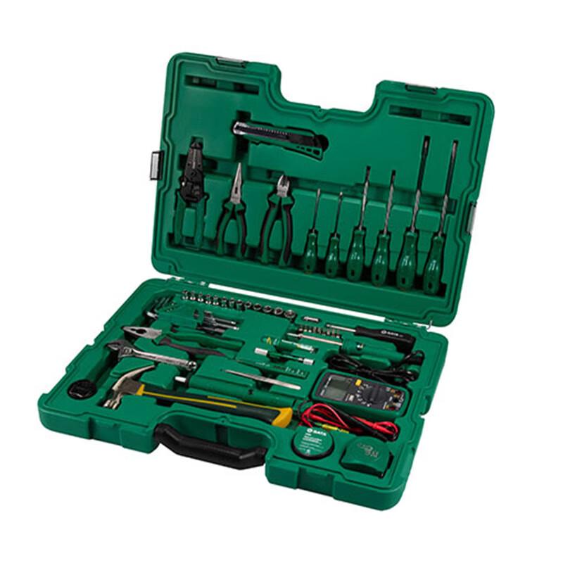 STA 09536 Multi-function Electrician & Telecom Repair Tool Kit 61 Pieces