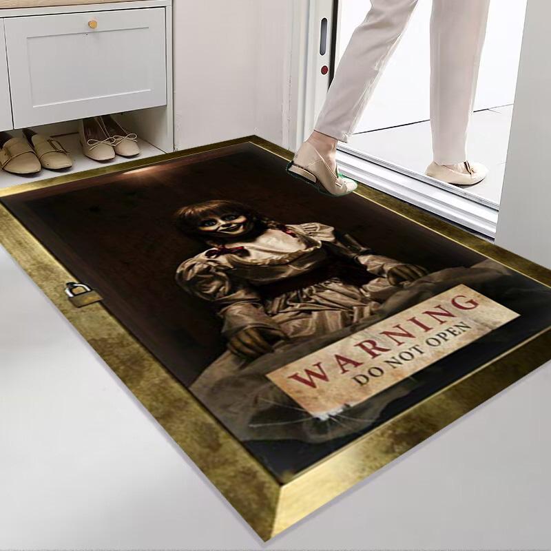 Darkness Unleashed: Annabelle's Creation carpet floor mats Doormat Room Dormitory decoration Bathroom mat