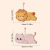 Cartoon Cat Lion Hand Towel Kitchen Bathroom Hand Towel Hanging Type With Super Water Absorption Quick Drying