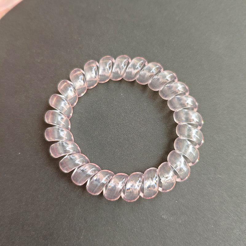 Candy-Colored Thick Bracelet-Style Hair Ring: Extra-Large Korean Rubber Band and Spring Headband Ornament