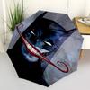 1pc Batman Joker Automatic Folding Umbrella - Compact 8-Rib Design, Durable Plastic & Iron,  F104036