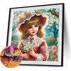 5D DIY gedeeltelijke speciale gevormde boor diamantschilderset meisjesdecoratie 30x30cm