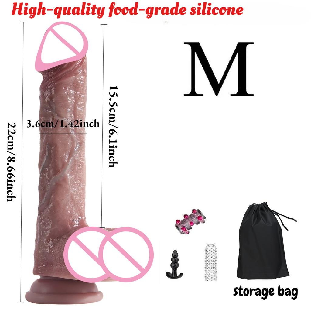 Realistic Silicone Dildo with Suction Cup Anal G-Spot Masturbator Penis Adult Sex Toys Huge Dildos for Women Rubber Cock Gode