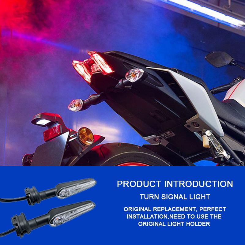 For YAMAHA YZF R15 R25 R3 R125 MT-25 MT-03 MT15 MT-15 M-Slaz 150 TRACER 700 900 9/GT Motorcycle Turn Signal LED Indicators Light