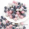 Iridescent Large-Hole Glitter Beads for DIY Jewelry and Bracelets