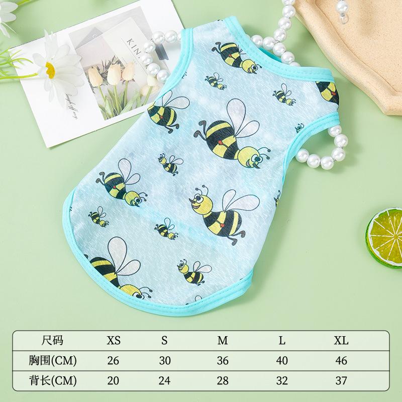 New dog clothes summer thin breathable vest cat clothes small dog general clothing pet spring and summer clothes