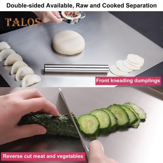 Chopping Board Folded Edge Design Cut Reusable Useful Food Cutting Board Kitchen Gadget Home Supplies