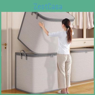 Μεγάλη Αποθήκευση Επιπλέον 100150180210ml Τσάντα Ρούχων με Χειρολαβή Ανθεκτικό Πτυσσόμενο Κουτί Αποθήκευσης Ρούχων
