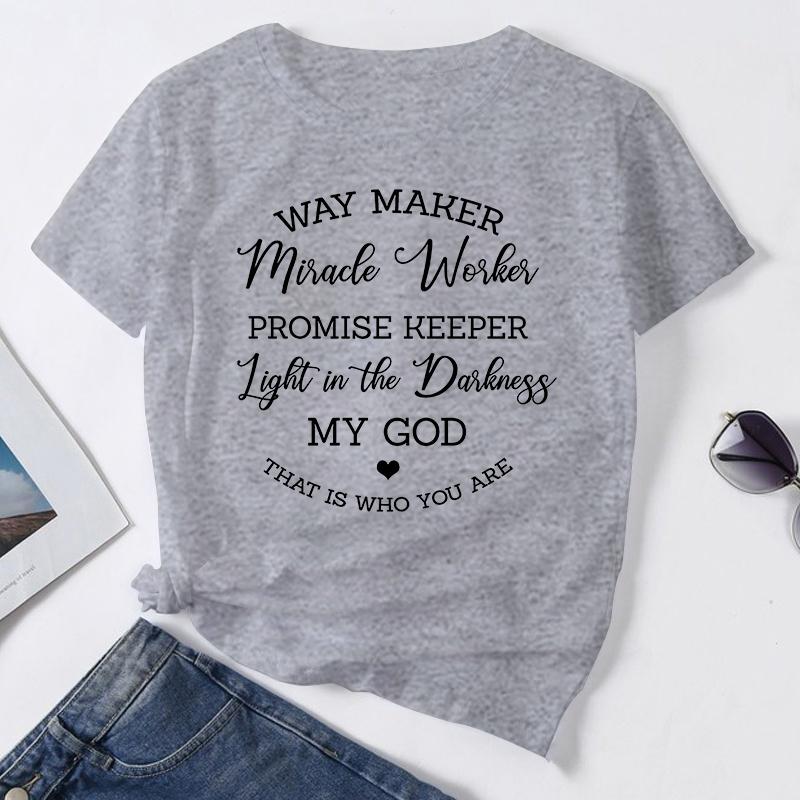 God T Shirts Faith T Shirts Christian Gifts Christian Shirts Funny Graphic Tee Shirt Casual Fashion Tops