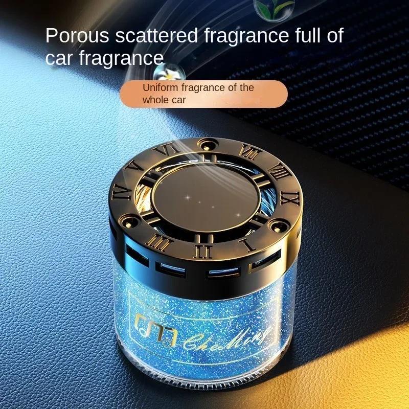New Car Aromatherapy Solid Perfume Starry Sky Flowing Sand High-End Fragrance Long-Lasting Scents Glitter Decor Air Freshener