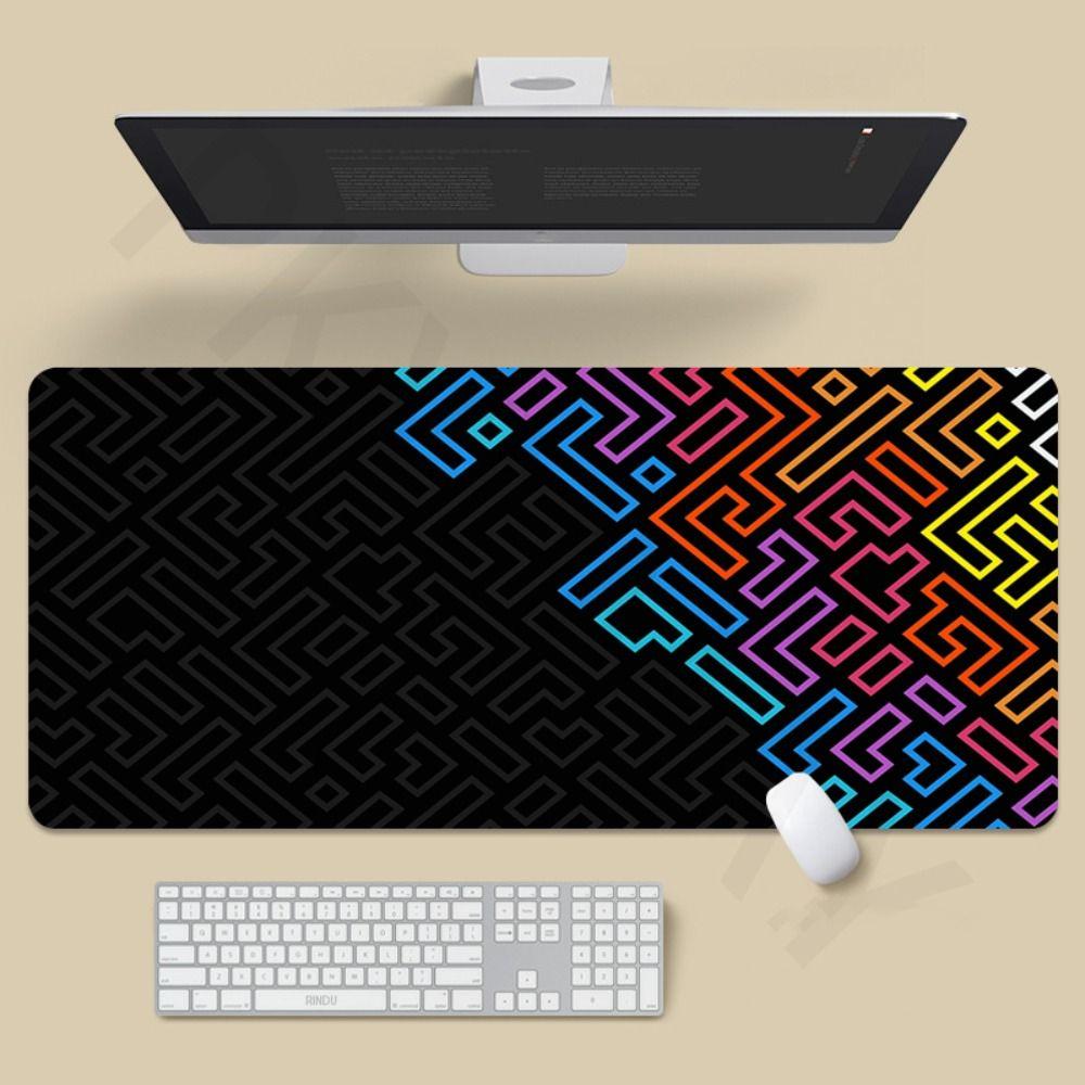 Neues großes Gummi-Mauspad Rutschfeste Schreibunterlage Tastatur-Mauspad Gaming-Zubehör Schreibtischschutz Büro