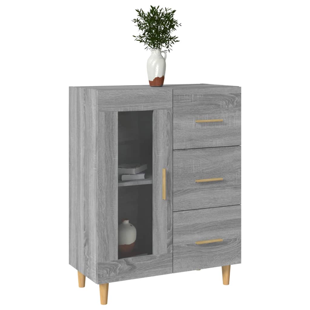 Sideboard Gray Sonoma 69.5 x 34 x 90 cm Particleboard