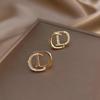 2023 Trendy Tassel Letter Stud Earrings for Women - Light Luxury 925 Silver Design